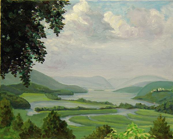 Hudson River Constitution Marshes Painting