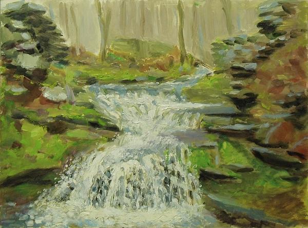 Palenville Falls Catskill Painting